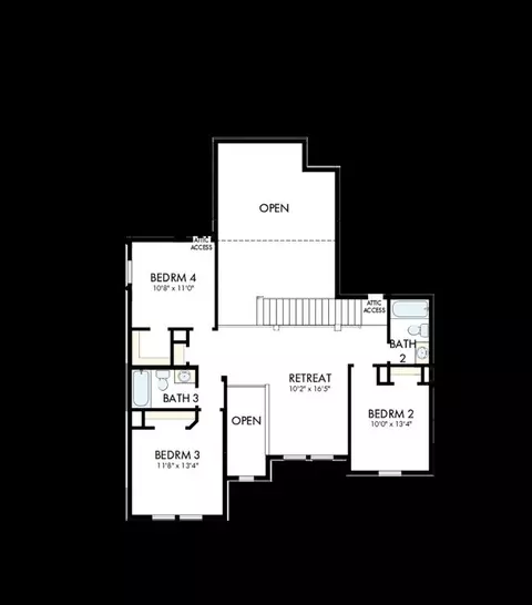 Floorplan - 9419 Forest Ground Ave, Conroe, TX 77301 photo 1 of 2