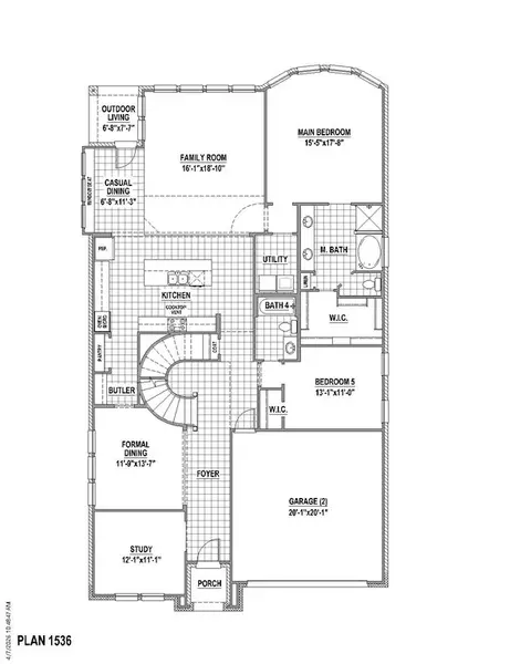 Floorplan - 2101 Baxter Rd, Celina, TX 75009 photo 1 of 4