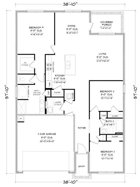 Floorplan - 7867 Valor Ridge Way N, Mobile, AL 36619 photo 1 of 2