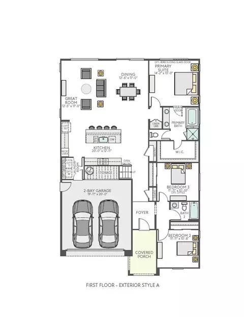 Floorplan - 5608 Fallen Leaf Ln, Antioch, CA 94531 photo 1 of 1