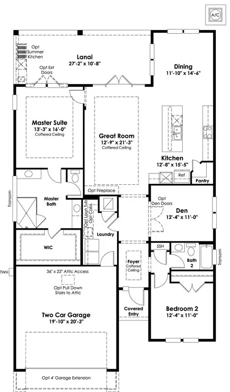 Floorplan - 37 Pennekamp Ln, Inlet Beach, FL 32461 photo 1 of 1