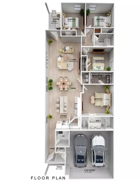 Floorplan - 4624 Marais River Dr, Slidell, LA 70461 photo 1 of 2