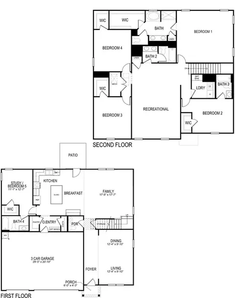 Floorplan - 23 Hampton Ter, Dallas, GA 30157 photo 1 of 1