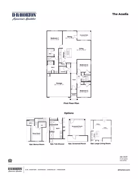 Floorplan - Autumn Maple Drive, Conway, SC 29527 photo 1 of 1