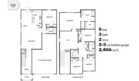 Floorplan - 12357 E Morris Carson Dr, Vail, AZ 85641 photo 1 of 1