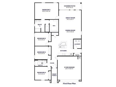 Floorplan - 9648 S Caballo Dr, Apache Junction, AZ 85120 photo 1 of 1
