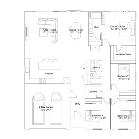 Floorplan - 309 Deer Lake Way, Perris, CA 92570 photo 1 of 2