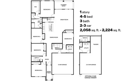 Floorplan - 12247 E Rose Frances Dr, Vail, AZ 85641 photo 1 of 1