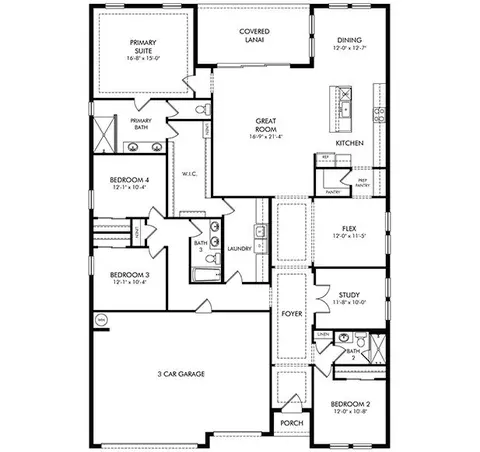 Floorplan - 1229 Ridgehaven Ave, Ormond Beach, FL 32174 photo 1 of 1