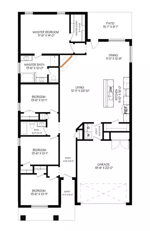 Floorplan - Undisclosed, Lubbock, TX 79407 photo 1 of 1