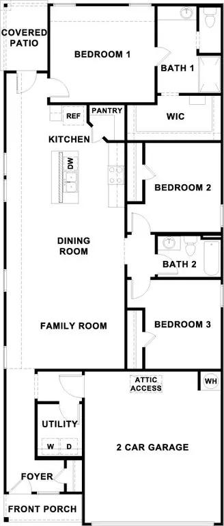 Floorplan - 191 Arnold Loop, Uhland, TX 78640 photo 1 of 1