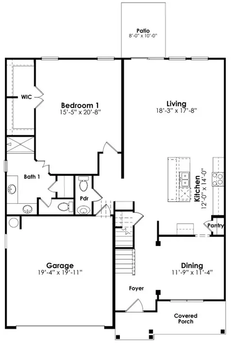Floorplan - 304 Still Shores Dr, Gilbert, SC 29054 photo 1 of 2
