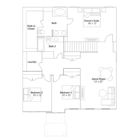 Floorplan - 261 Avre Loop, Kyle, TX 78640 photo 2 of 2