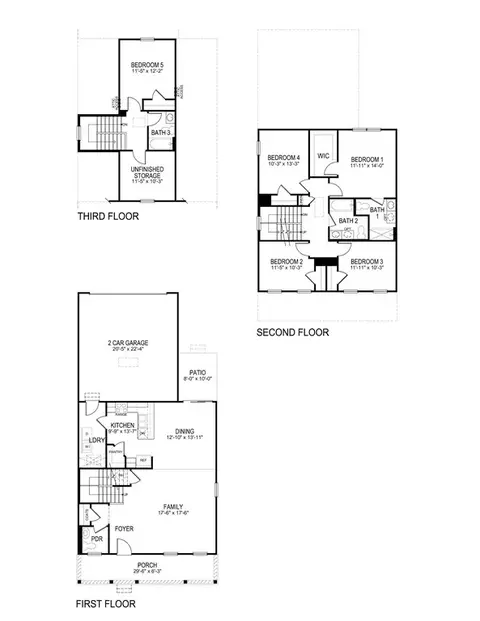 Floorplan - 5215 Corolla Dr, Suffolk, VA 23435 photo 1 of 1