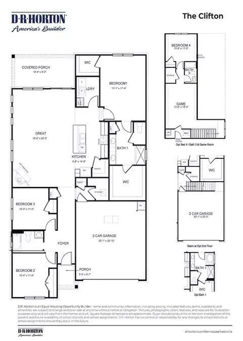 Floorplan - 315 Harvest Point Blvd, Spring Hill, TN 37174 photo 1 of 1
