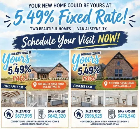 814 Valley Ridge Rd, Van Alstyne, TX 75495
