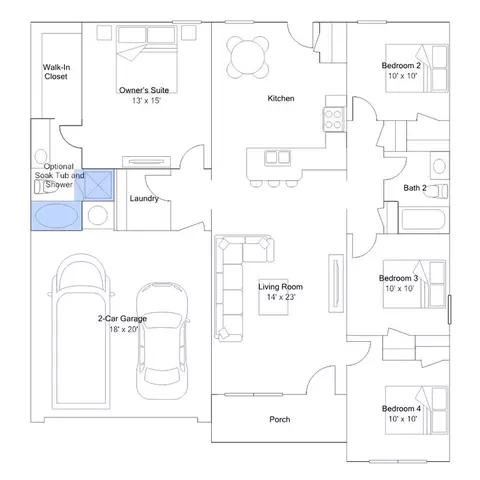Floorplan - Blackberry Ridge Dr., Mcloud, OK 74851 photo 5 of 5