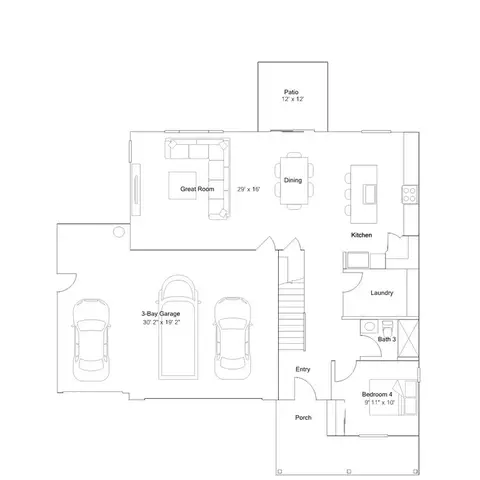 Floorplan - 1168 Cathy St, Galt, CA 95632 photo 1 of 2