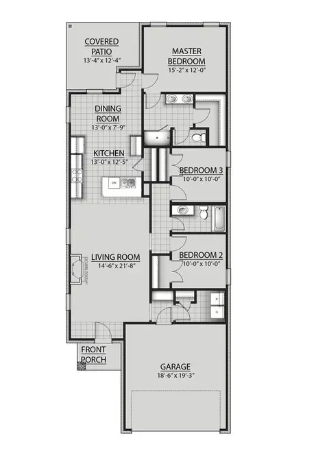 Floorplan - 14 Splendor Run, Freeport, FL 32439 photo 1 of 1