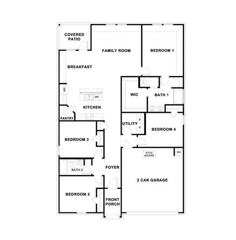 Floorplan - 13407 Eppright Trce, Manor, TX 78653 photo 1 of 1