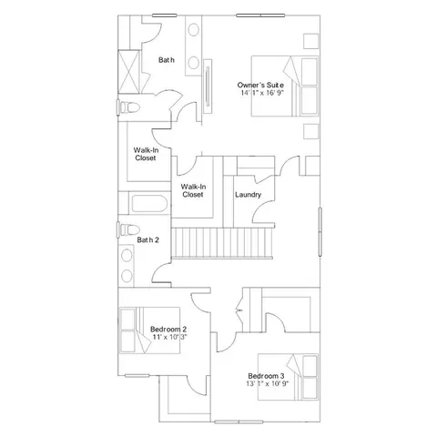 Floorplan - 806 Ben Gunn Run, Gilbert, SC 29054 photo 2 of 2