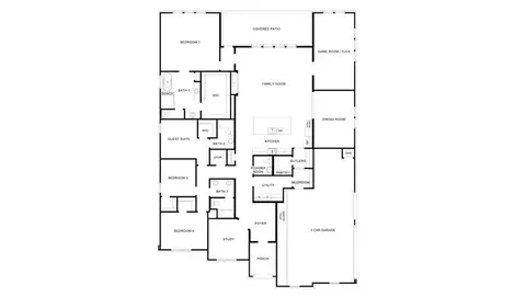 Floorplan - 8909 Hidden Meadow Dr, Arcadia, OK 73007 photo 1 of 1