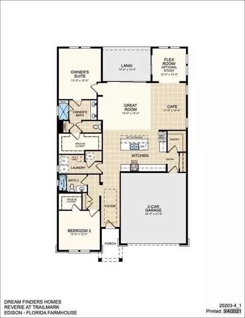 Floorplan - 50 Rustic Mill Dr, Saint Augustine, FL 32092 photo 1 of 2