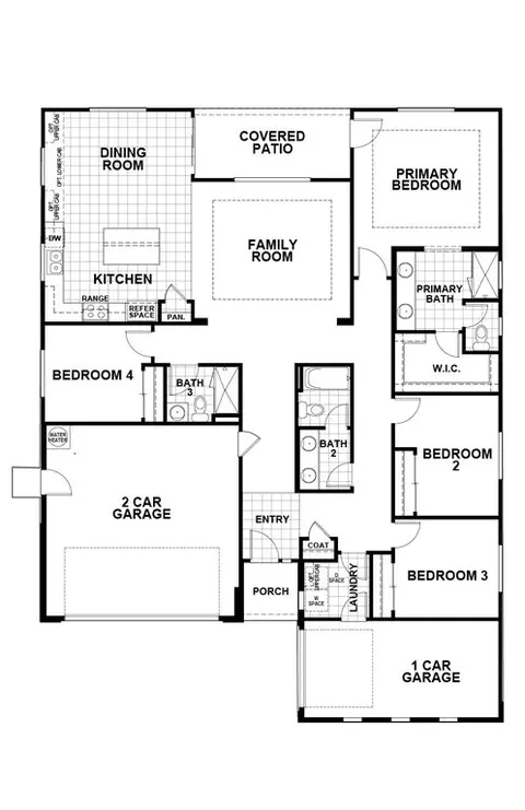 Floorplan - 2684 Wesley Way, Chico, CA 95973 photo 1 of 1