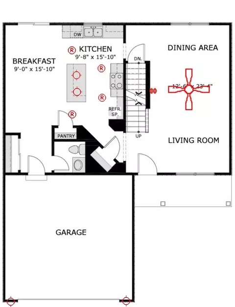 Floorplan - 2303 Heatherfield Dr, Rolla, MO 65401 photo 1 of 2