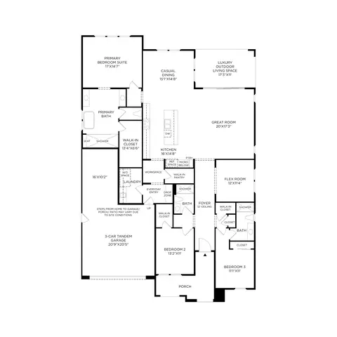 Floorplan - 3199 Boca Way, Tracy, CA 95377 photo 1 of 1