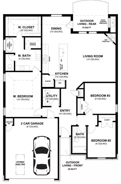 Floorplan - 2800 Heather Hvn, Moore, OK 73160 photo 1 of 1