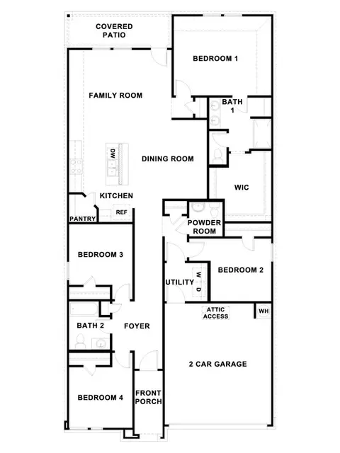 Floorplan - 10312 Curb Strap Dr, Austin, TX 78724 photo 1 of 1