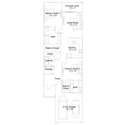 Floorplan - 12729 Lily Quartz Loop, Parrish, FL 34219 photo 1 of 1