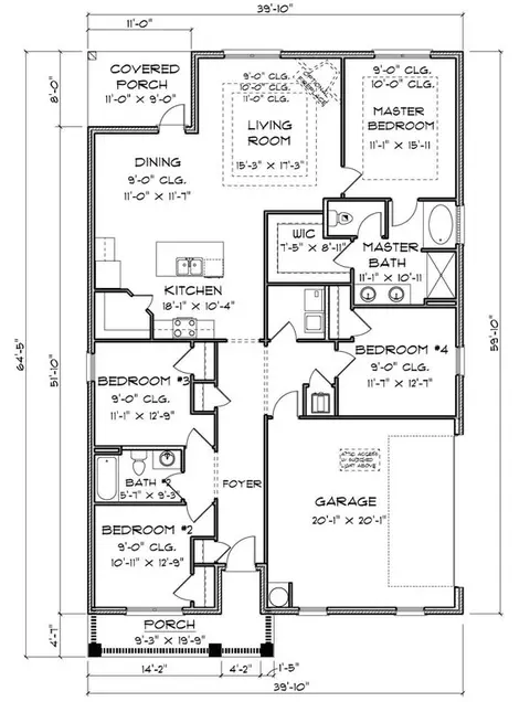Floorplan - 118 Woodgate Blvd, Canton, MS 39046 photo 1 of 2
