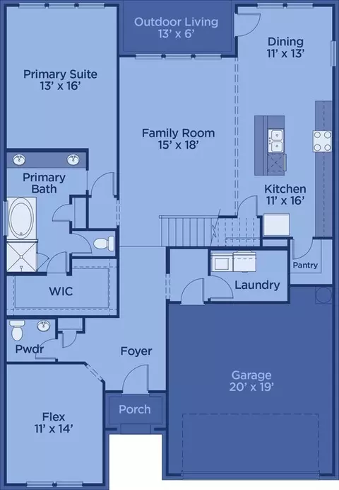 Floorplan - 2425 Saint George Dr, Celina, TX 75009 photo 1 of 2