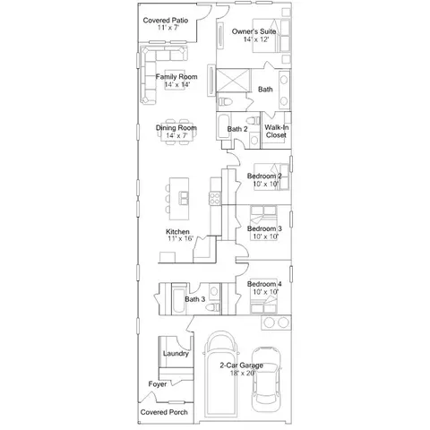 Floorplan - 5918 Consider Trl, Von Ormy, TX 78073 photo 1 of 1