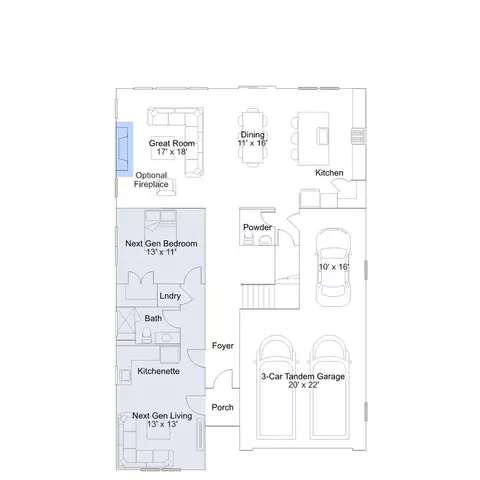Floorplan - 2607 Eagle Greens Ln, Cambridge, MD 21613 photo 5 of 7
