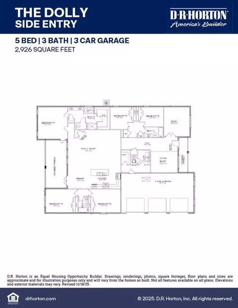 Floorplan - Dampeer Rd, Canton, MS 39046 photo 1 of 1