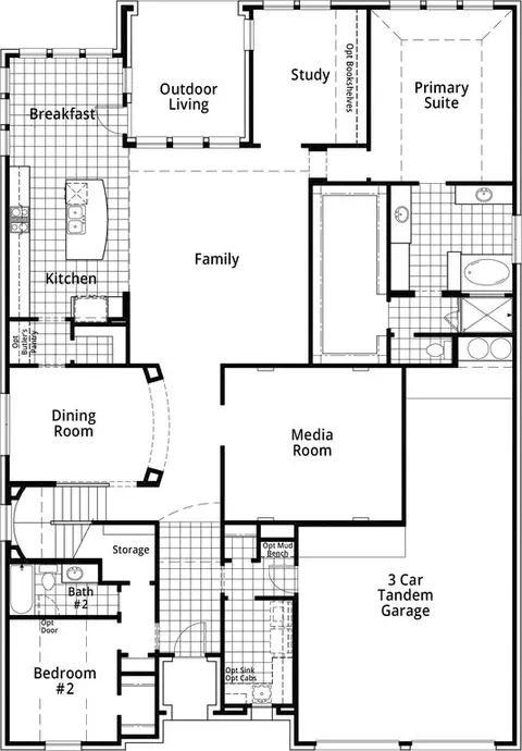 Floorplan - 2036 Grey Birch Pl, Aledo, TX 76008 photo 1 of 2