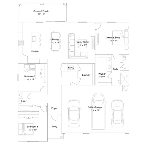Floorplan - 1233 SE Cove Rd, Stuart, FL 34997 photo 1 of 1