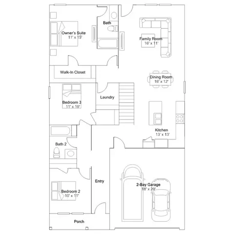 Floorplan - 1582 E Starling Ln, Eagle Mountain, UT 84005 photo 1 of 2