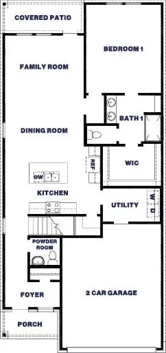 Floorplan - 413 Alder Chase Dr, Hockley, TX 77447 photo 2 of 3