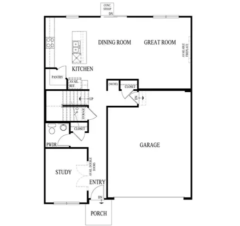 Floorplan - 14845 S Starflower Cir, Plainfield, IL 60544 photo 1 of 5