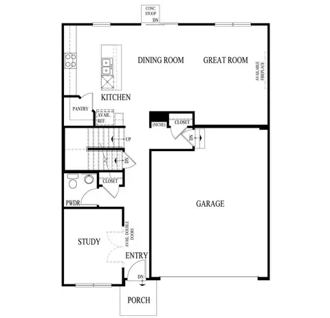 Floorplan - 14845 S Starflower Cir, Plainfield, IL 60544 photo 2 of 5