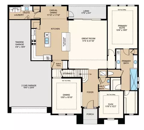 Floorplan - 19337 Lochside Ln, Mount Dora, FL 32757 photo 1 of 3