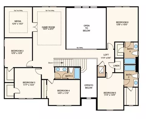 Floorplan - 19337 Lochside Ln, Mount Dora, FL 32757 photo 3 of 3