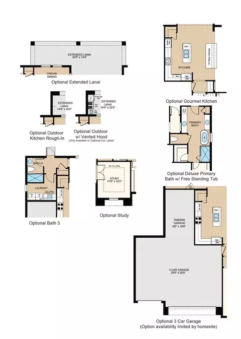 Floorplan - 19337 Lochside Ln, Mount Dora, FL 32757 photo 2 of 3