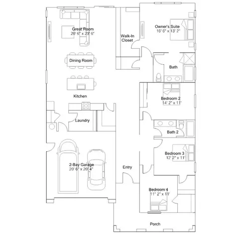 Floorplan - 27218 Xaphoon Ct, Menifee, CA 92585 photo 1 of 1
