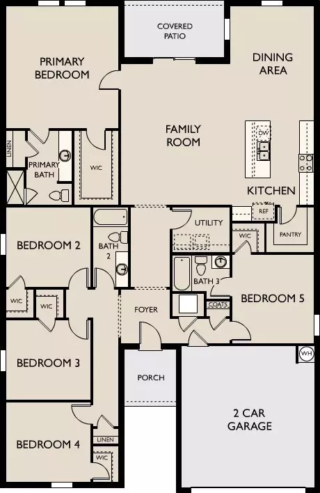 Floorplan - 13112 Bending Creek Trl, Parrish, FL 34219 photo 1 of 1