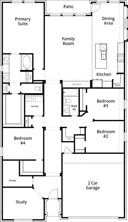 Floorplan - 208 N Eagle Point Rd, Van Alstyne, TX 75495 photo 1 of 1